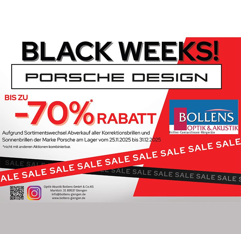 Black Weeks – Porsche Design